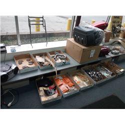 PARTS, TOOLS, PARTS SHELVING, SHOWROOM PARTS, VINTAGE PARTS, RE-AUCTION MOTORCYCLES