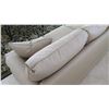 Image 10 : Beige Sofa by Drexel Heritage (from C.S. Wo), Tightly Woven Fabric 6'4" L x 2'11" D, Arm Ht 2'6"