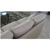 Image 11 : Beige Sofa by Drexel Heritage (from C.S. Wo), Tightly Woven Fabric 6'4" L x 2'11" D, Arm Ht 2'6"