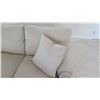 Image 2 : Beige Sofa by Drexel Heritage (from C.S. Wo), Tightly Woven Fabric 6'4" L x 2'11" D, Arm Ht 2'6"
