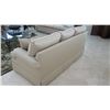 Image 8 : Beige Sofa by Drexel Heritage (from C.S. Wo), Tightly Woven Fabric 6'4" L x 2'11" D, Arm Ht 2'6"