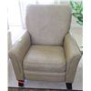 Image 1 : Tan Leather La-Z-Boy Arm Chair Recliner 35" W x 31" D