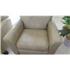 Image 2 : Tan Leather La-Z-Boy Arm Chair Recliner 35" W x 31" D