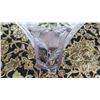 Image 8 : Contoured Square Glass Table w/ Ornamental Leaf Motif Cast Metal Legs 41.5 x 41.5 x 16H