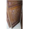 Image 14 : Large 6-Paneled Oriental Carved Wood Folding Screens (each panel 18.5" x  8'4")