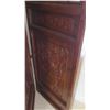 Image 17 : Large 6-Paneled Oriental Carved Wood Folding Screens (each panel 18.5" x  8'4")