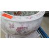 Image 2 : Large Painted White Porcelain/Ceramic Planter 20.5" Top Dia., 18" H
