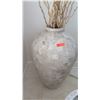 Image 2 : Natural Stone Vase with Decorative Sticks, Approx. 37" H