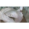 Image 2 : White Glazed Ceramic Double Koi Accent Décor 15 x 14