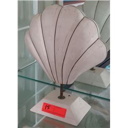 Clam Shell Accent Décor, Approx. 7" Base, 14" H