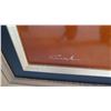 Image 2 : "Golden Willows" by Patrick Guyton, Mixed Media on Metal, Signed w/ COA, 40 x 40 frame size