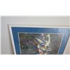 Image 2 : Framed Koi Fish Print, Original Signature 29.5 x 35