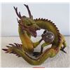 Image 1 : Large Painted Metal (Heavy Metal) Dragon, Approx. 20 x 16