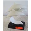 Image 1 : White Dolphins 12" x 13"H