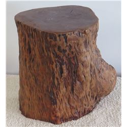 Natural Wood Stand Approx 9" Dia, 12"H