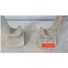 Image 3 : Pair: Natural Stone Candleholders Approx. 15" H
