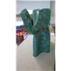 Image 9 : Large Green Solid Marble Elephant, Approx. 27"W x 22"H