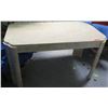 Image 1 : Rectangular Table w/Composite Stone-Like Veneer 52 x 28 x 29.5H
