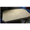 Image 2 : Rectangular Table w/Composite Stone-Like Veneer 52 x 28 x 29.5H