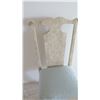Image 2 : Carved High-Back Natural Stone Chair w/Upholstered Seat
