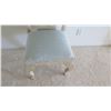 Image 3 : Carved High-Back Natural Stone Chair w/Upholstered Seat