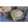Image 2 : Pair: Round Solid Polished Marble Pedestals, 15.5"Dia. (Top Comes Off-each pedestal is 3 pcs)