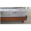 Image 8 : Queen Size Bed w/Wooden Headboard (includes box spring and mattress)
