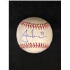 Image 1 : JUSTIN MORNEAU SIGNED BASEBALL