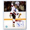 Image 1 : Theo Fleury Team Canada Autographed 2002 Olympic Gold 8x10 Photo (AJ SPORTSWORLD)