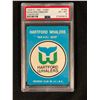 Image 1 : 1979 O-PEE-CHEE WHALERS EMBLEM CHECKLIST (EX-MT 6) PSA GRADED