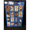 Image 1 : OFFICIAL LABATT'S COMMEMORATIVE CALGARY OLYMPIC WINTER GAMES POSTER FRAMED 24" X 36"