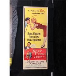 VINTAGE MOVIE POSTER "LOVER COME BACK"