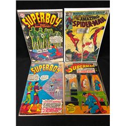 SUPERBOY/ SPIDER-MAN COMIC BOOK LOT (DC/ MARVEL COMICS)