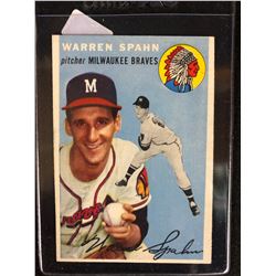 1954 Topps #20 Warren Spahn