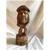 Image 1 : ARGENTINE HAND CARVED, SIGNED, WOOD GAUCHO HEAD