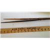 Image 2 : GR OF 2, AFRICAN HAND CARVED SPEARS