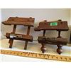 Image 1 : GR OF 2 ANTIQUE WOOD VICES