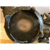 Image 2 : GR OF 4, ANTIQUE SILVER PLATE, BISCUIT BARREL, COFFEE POT, FOOTED DISH, NAPKIN RING
