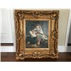 Image 1 : C BELLEUSE, OIL W / GILT FRAME