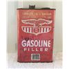 Image 2 : EAGLE GASOLINE FILLER TIN, 1 GAL