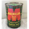 Image 1 : MACMILLAN, ROYAL SCOT MOTOR OIL TIN, 1 QT, FULL
