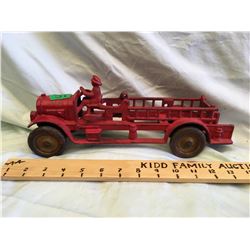 ANTIQUE CAST FIRE TRUCK