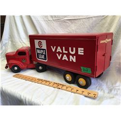 MINNI TOY, VALUE VAN, CANADIAN PACKERS, MAPLE LEAF