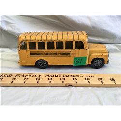 HUBLEY, TIN SCHOOL BUS
