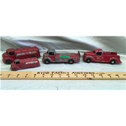 GR OF 4, DIE CAST TRUCKS, INCLUDING LONDON TOY