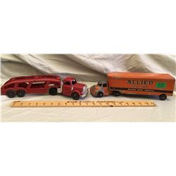 GR OF 2, TRANSPORT TRUCKS, HUBLEY, ALLIED VAN LINES