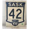 Image 1 : ORIGINAL SASKATCHEWAN ROAD SIGN