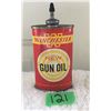 Image 1 : WINCHESTER, GUN OIL TIN W/ LEAD TOP, 3 OZ, SOME CONTENTS