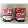 Image 1 : GR OF 2, ANTI-FREEZE TINS, 1 GAL, 1 FROM WINNIPEG