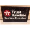 Image 1 : TEXACO, TRUST HAVOLINE, DST SIGN, 12.5" X 22"